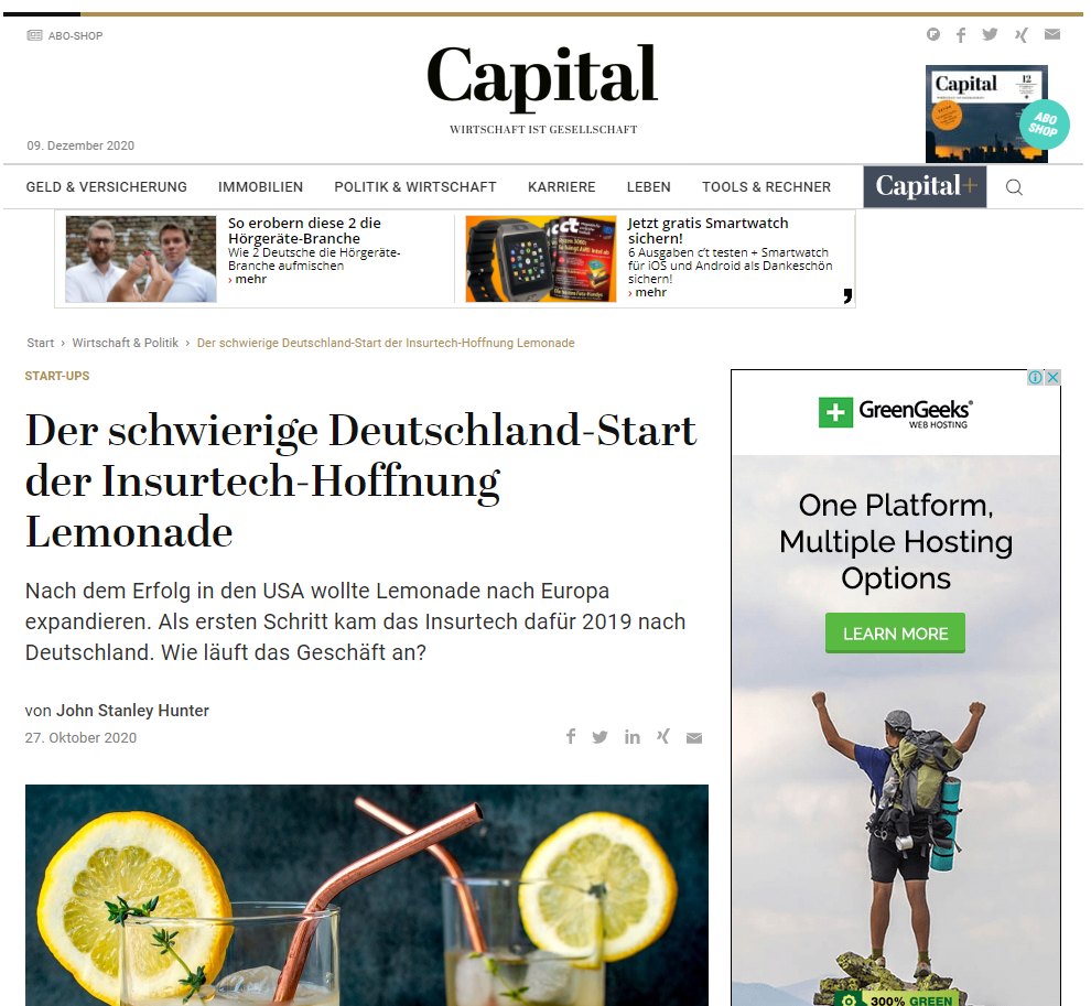 Der schwierige Deutschland-Start der Insurtech-Hoffnung Lemonade