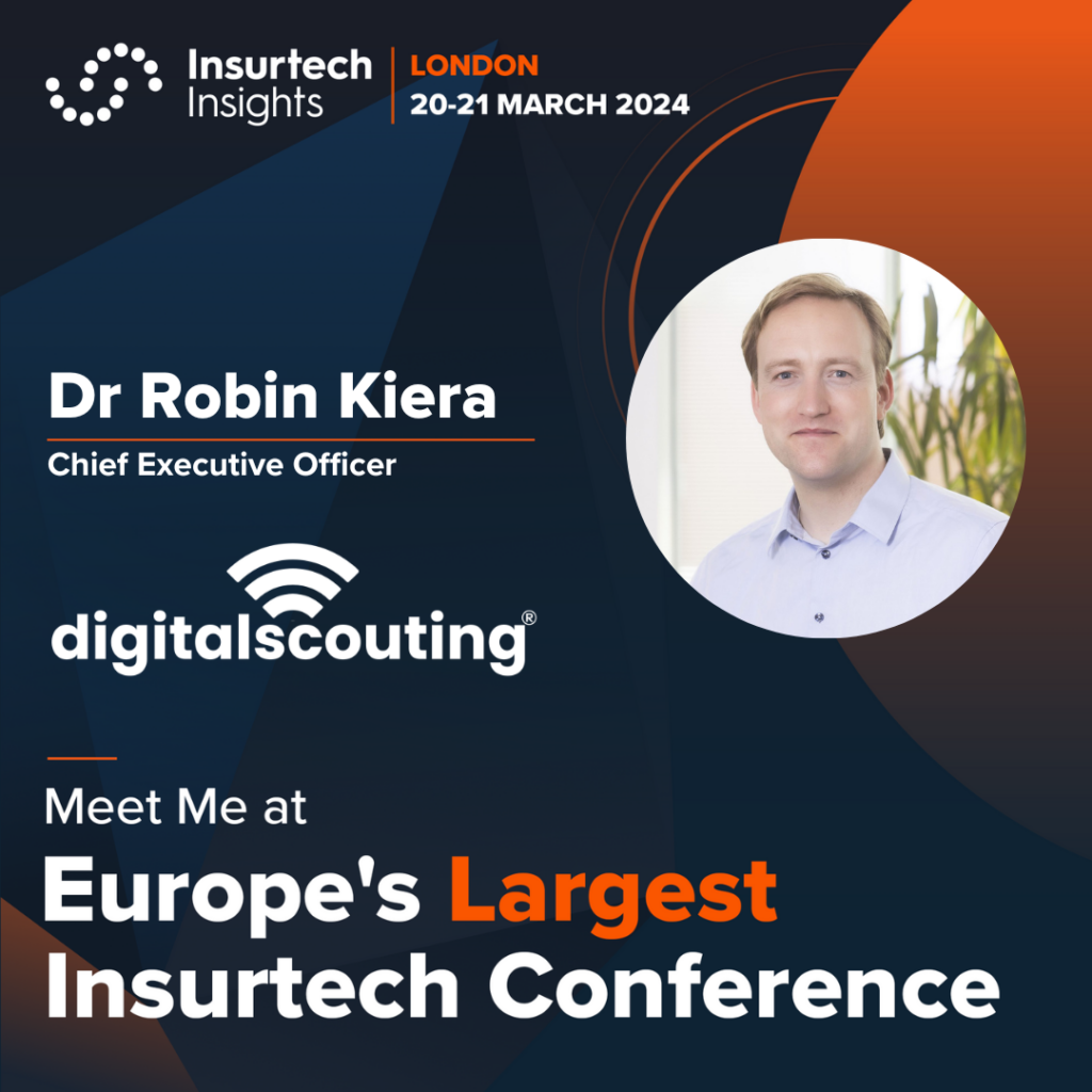 Dr. Robin Kiera will speak at Insurtech Insights Europe in London